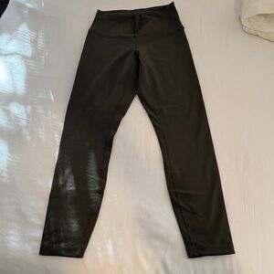 Lululemon High-Rise 25” Leggings Size 6 Dark Green